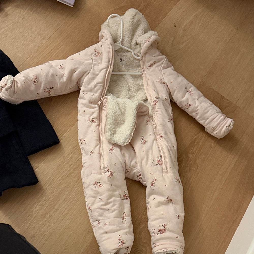 GAP Cream Floral Kids One Piece